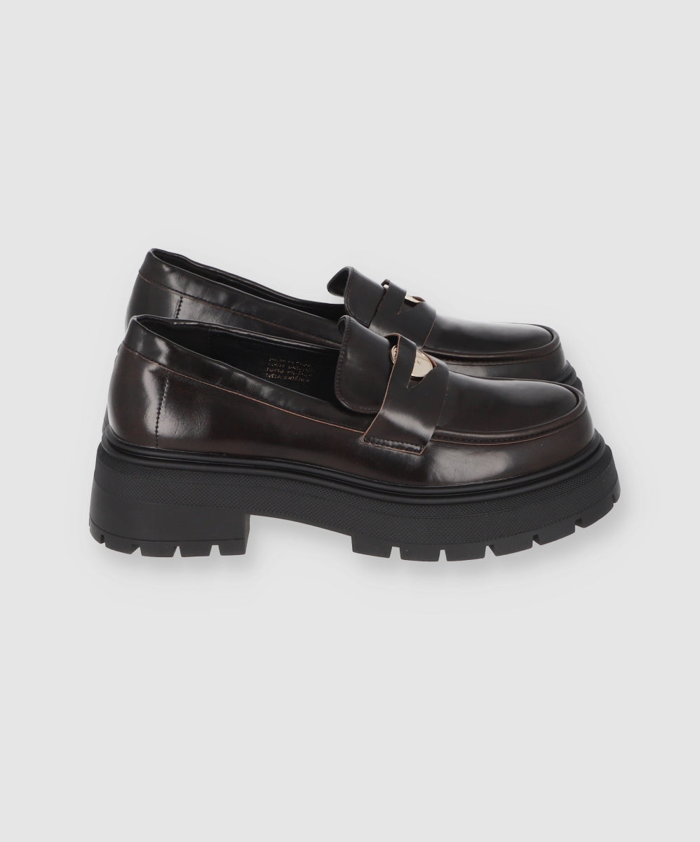 Loafer Chunky Placa Metal VINO