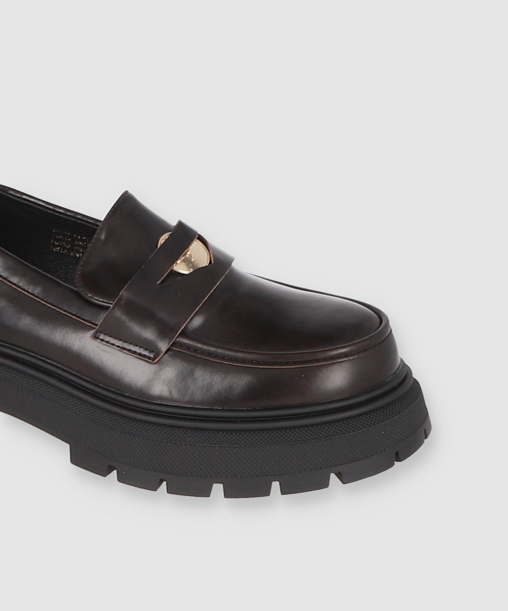 Loafer Chunky Placa Metal VINO