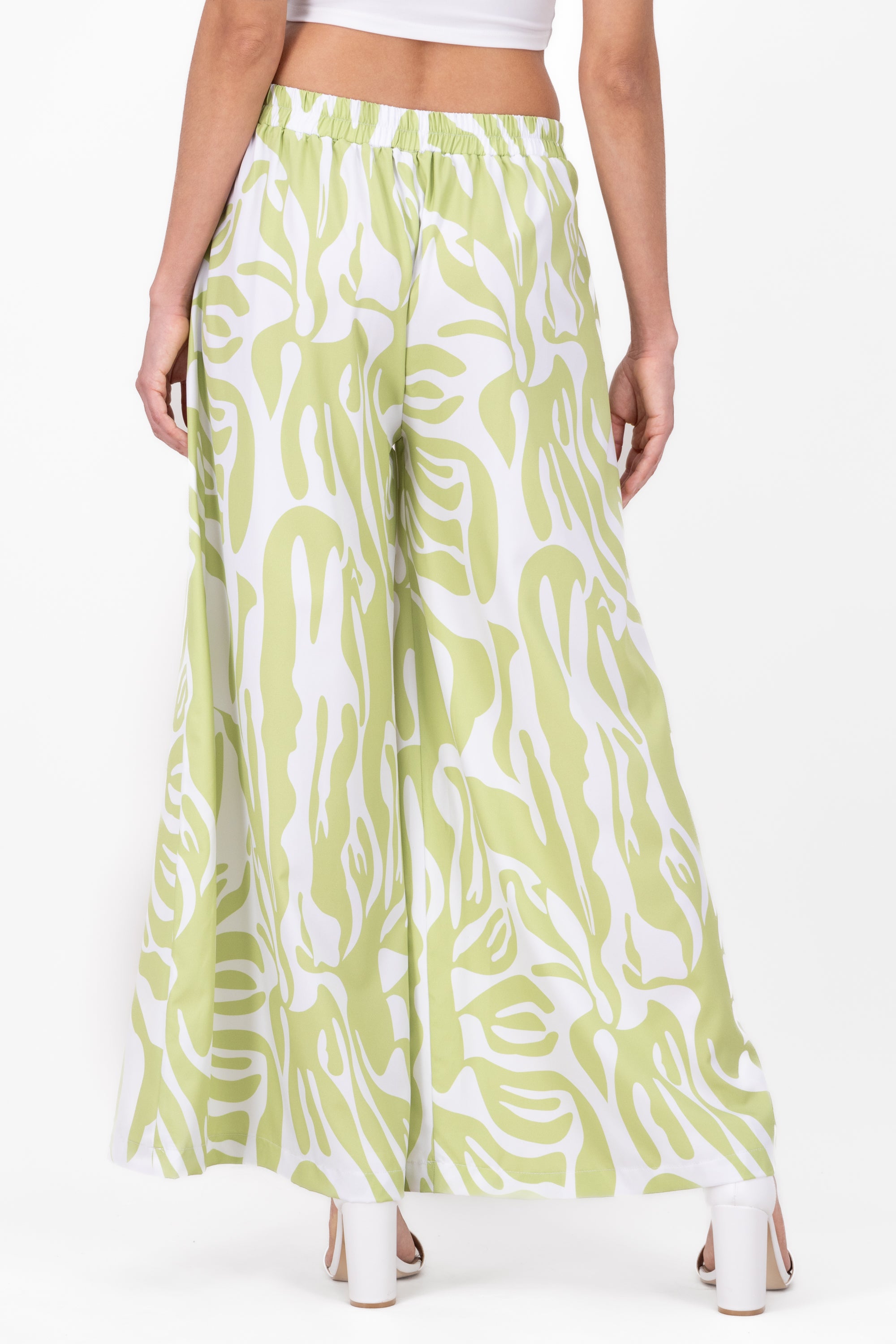 Pantalón super wide leg estampado SAGE