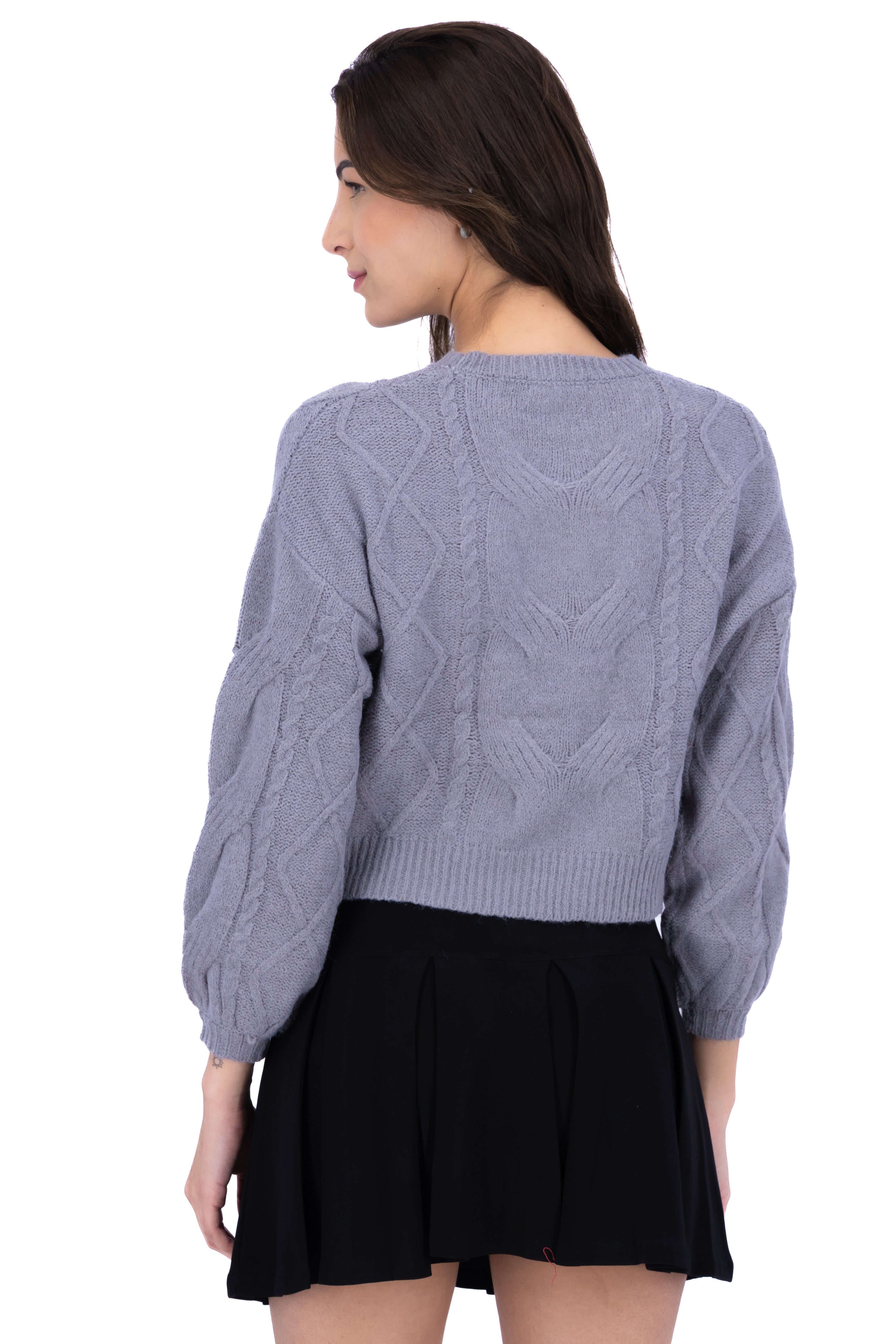 Sleep tissue sweater bullged GREY