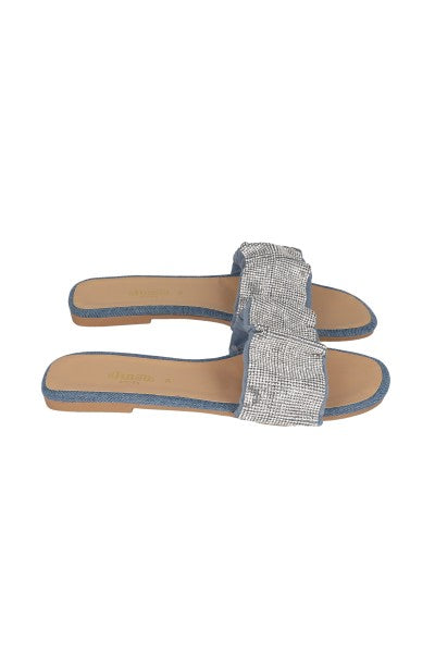 Sandalia Pala Denim Brillos LIGHT WASH