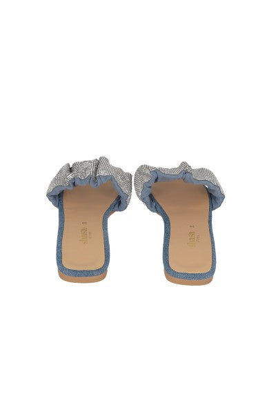 Sandalia Pala Denim Brillos LIGHT WASH