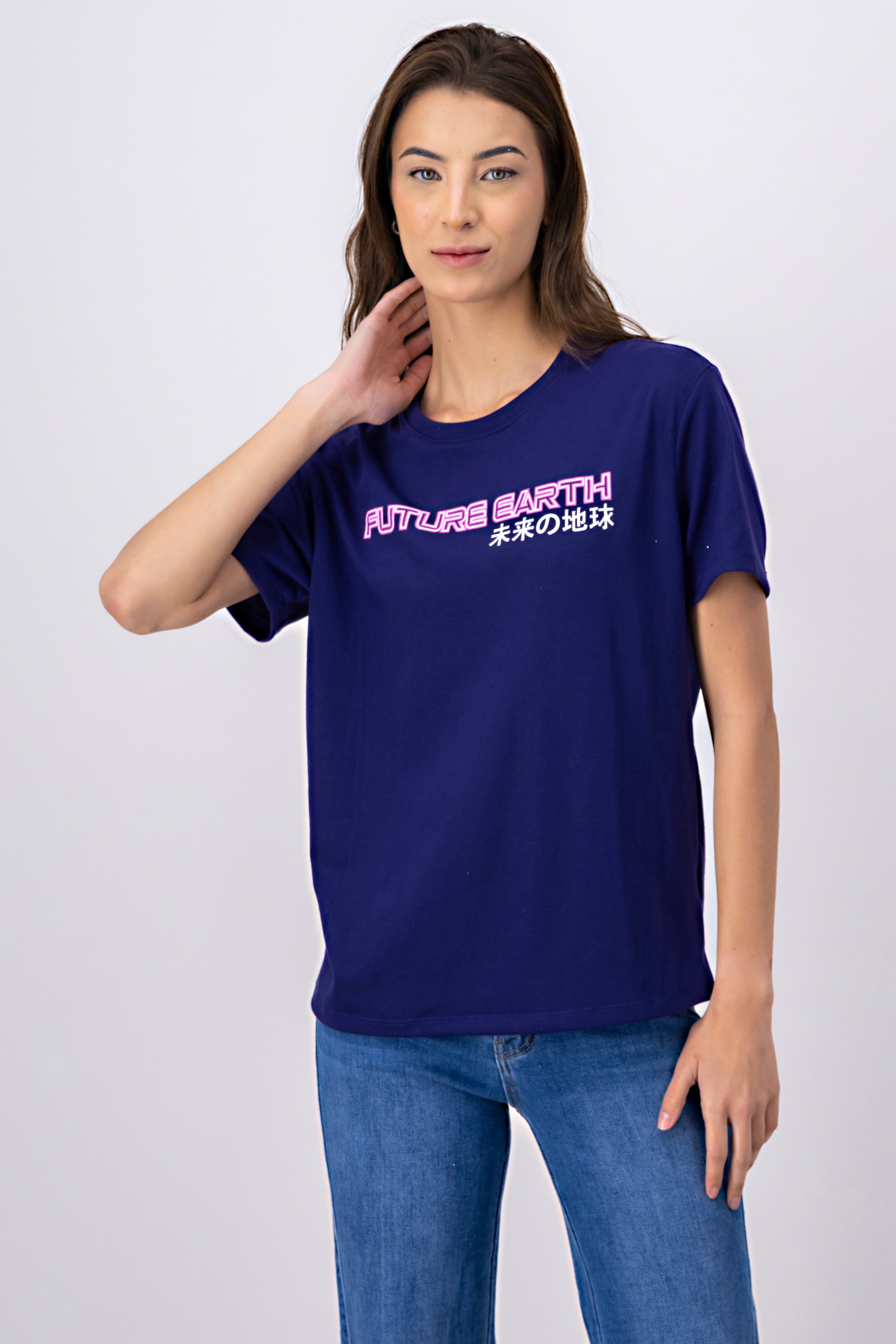 Future Earth shirt PURPLE