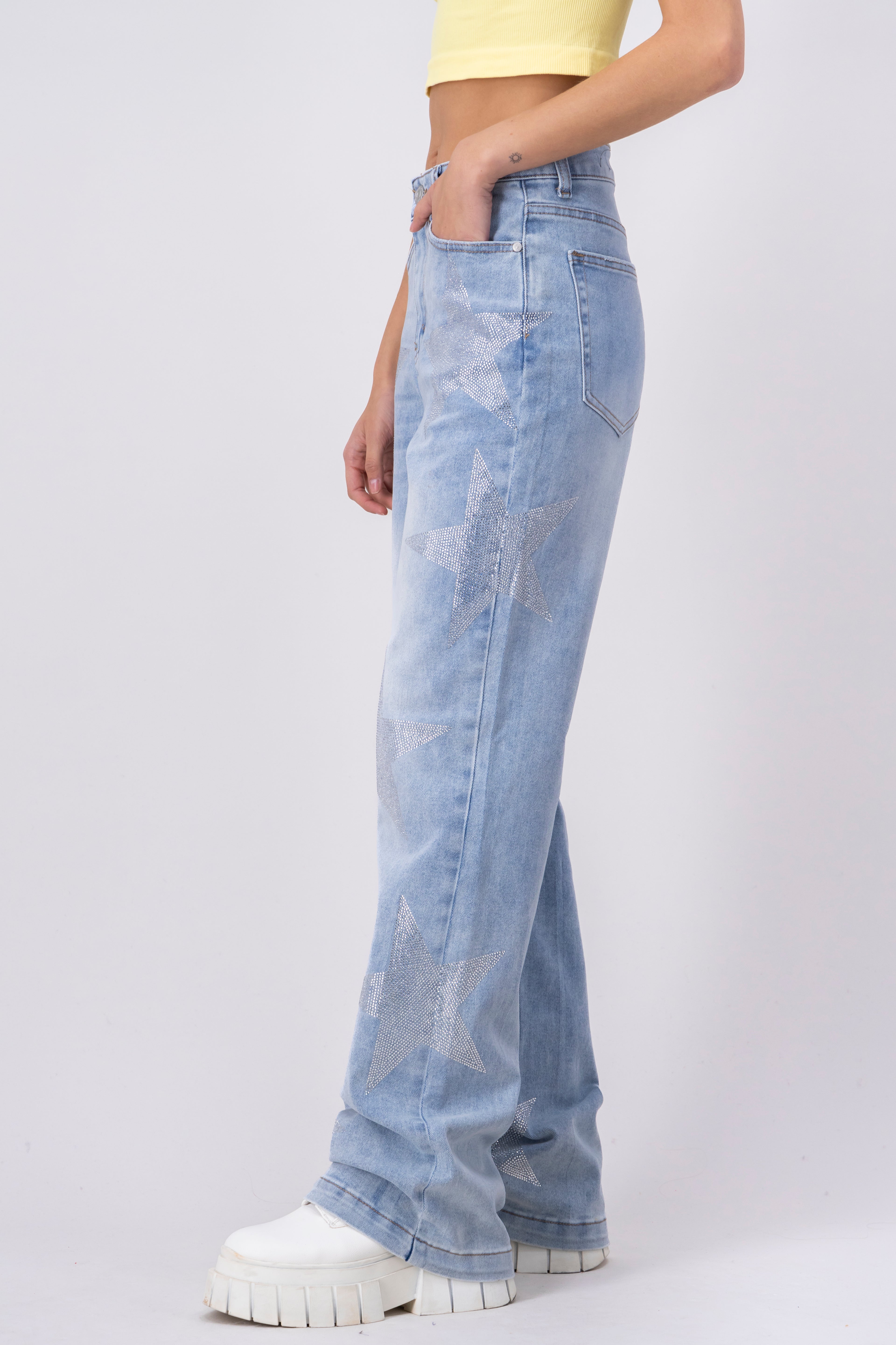 Wide leg stars jeans Medium Wash