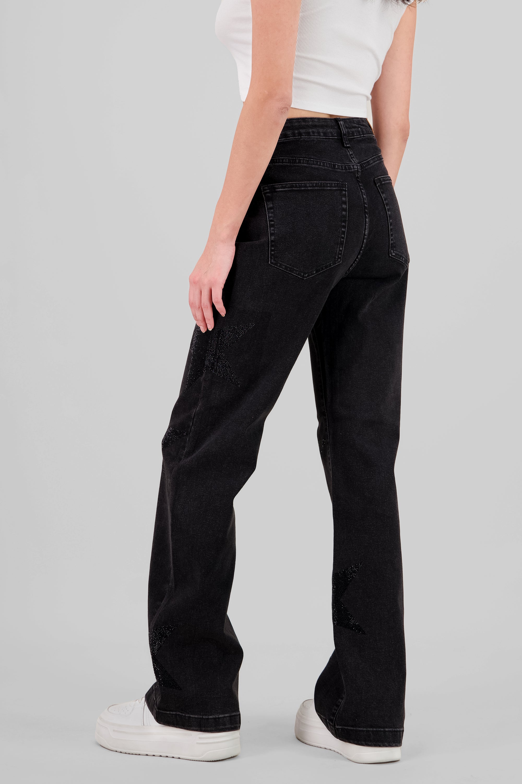 Wide leg stars jeans GREY