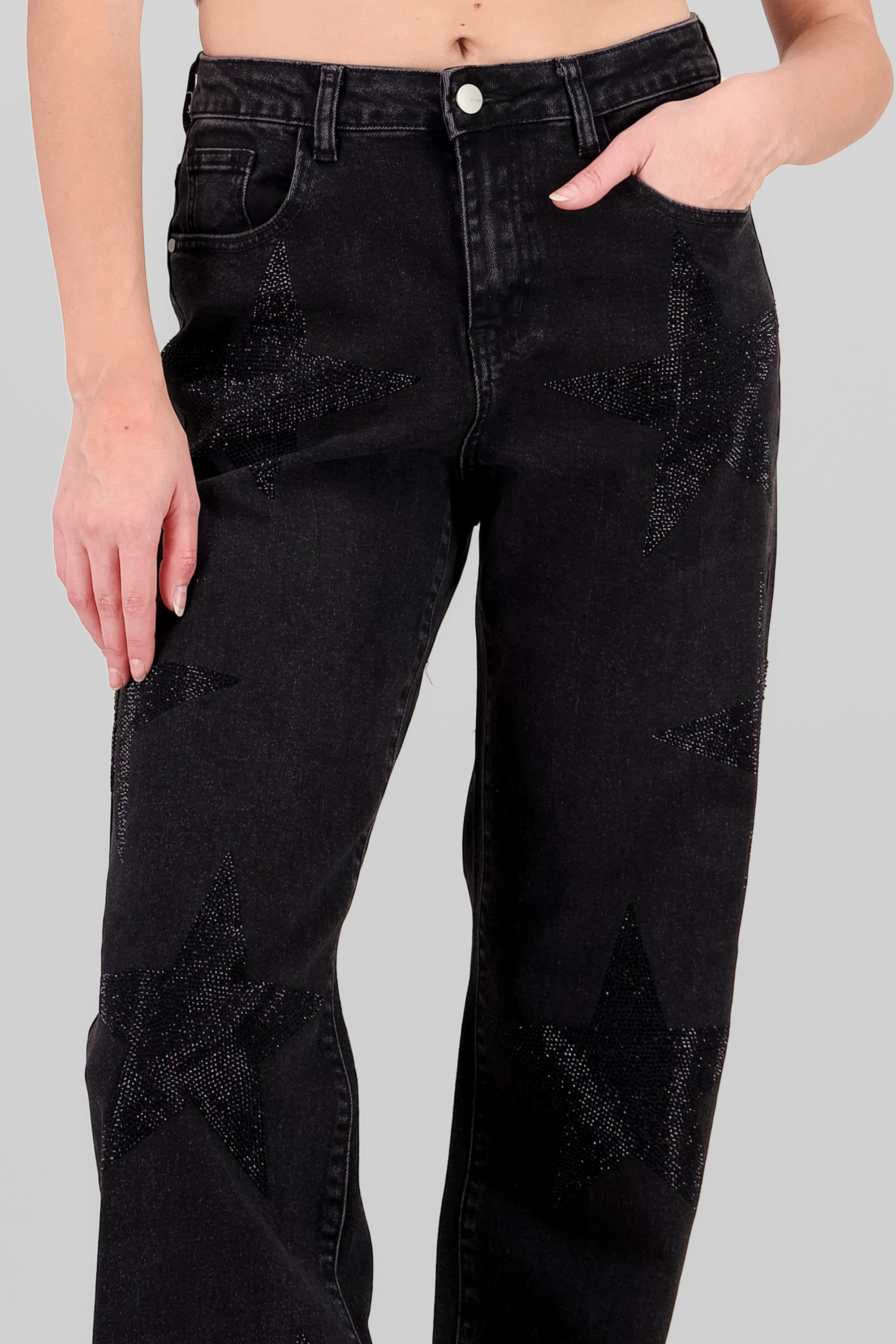 Wide leg stars jeans GREY