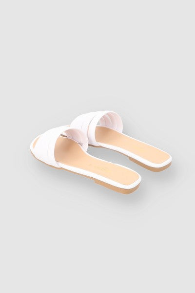 Sandal 4 Shovel strips WHITE