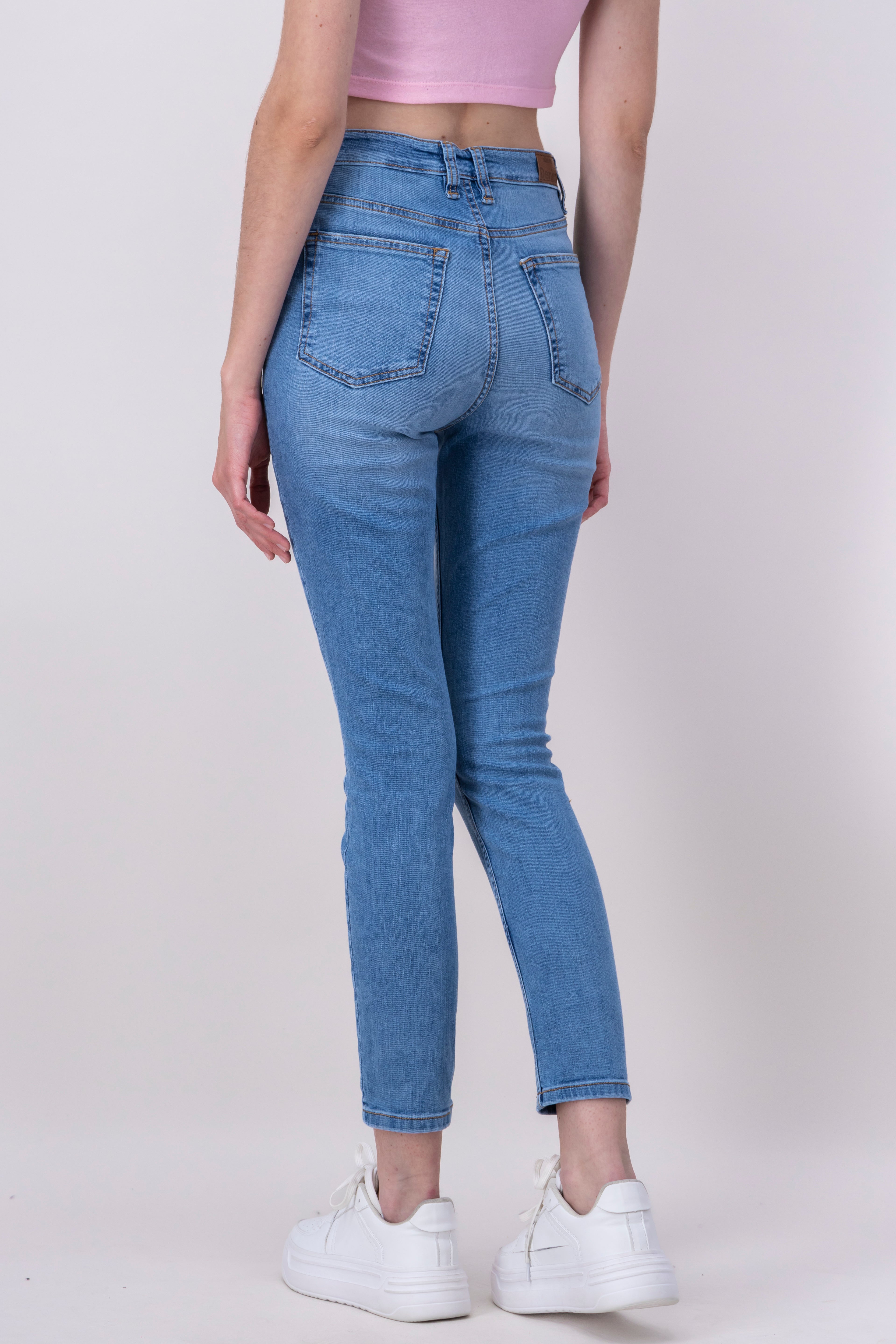 Jeans Skinny Caja Alta Medium Wash