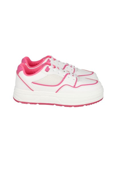 Tenis Casual Diseño Bicolor ROSA