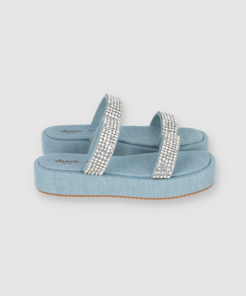 Sandal Platform Big Light Wash