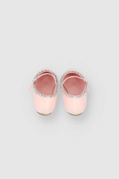 Flat Mary Jane Brillos Gota BLUSH