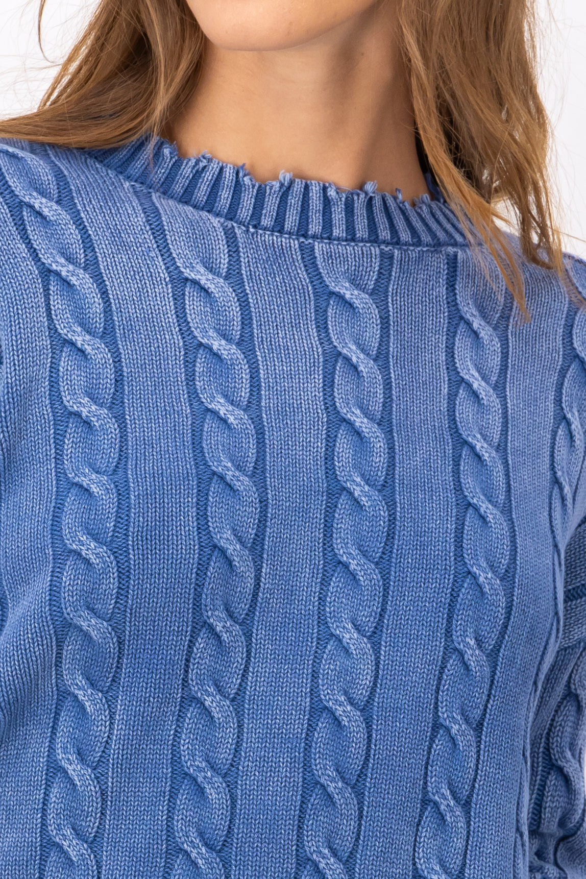 Flood tissue sweater BLUE