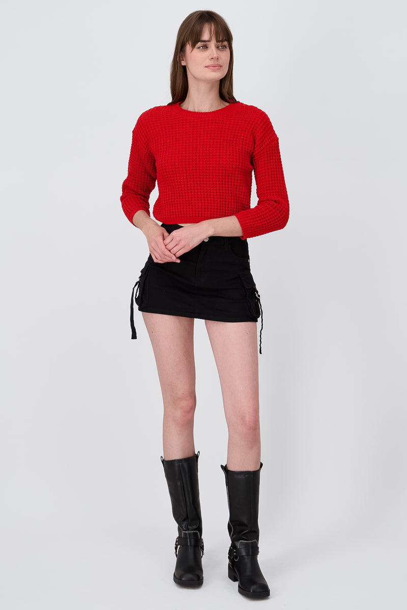 Short Position Skirt BLACK