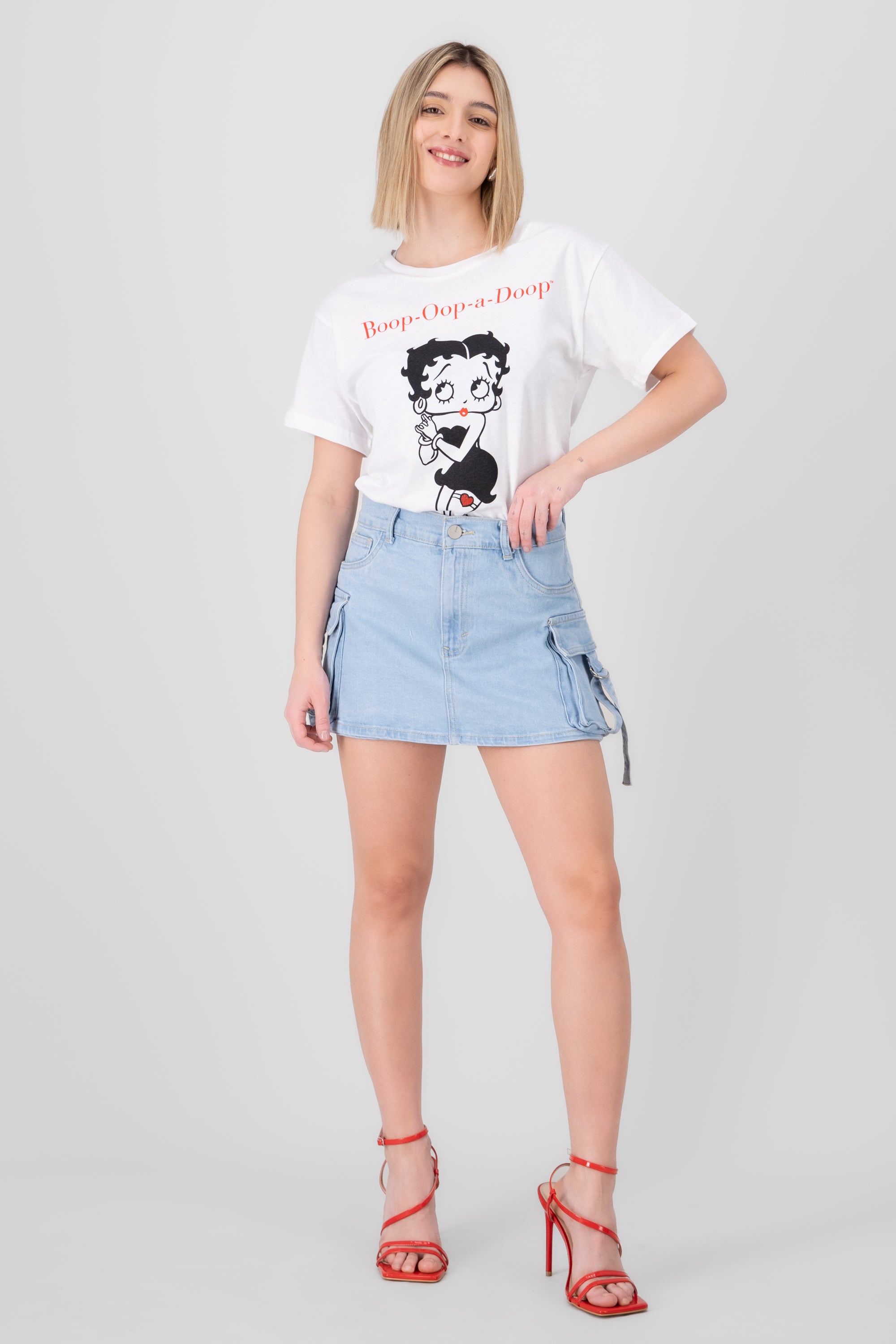 Short Position Skirt Super bleached