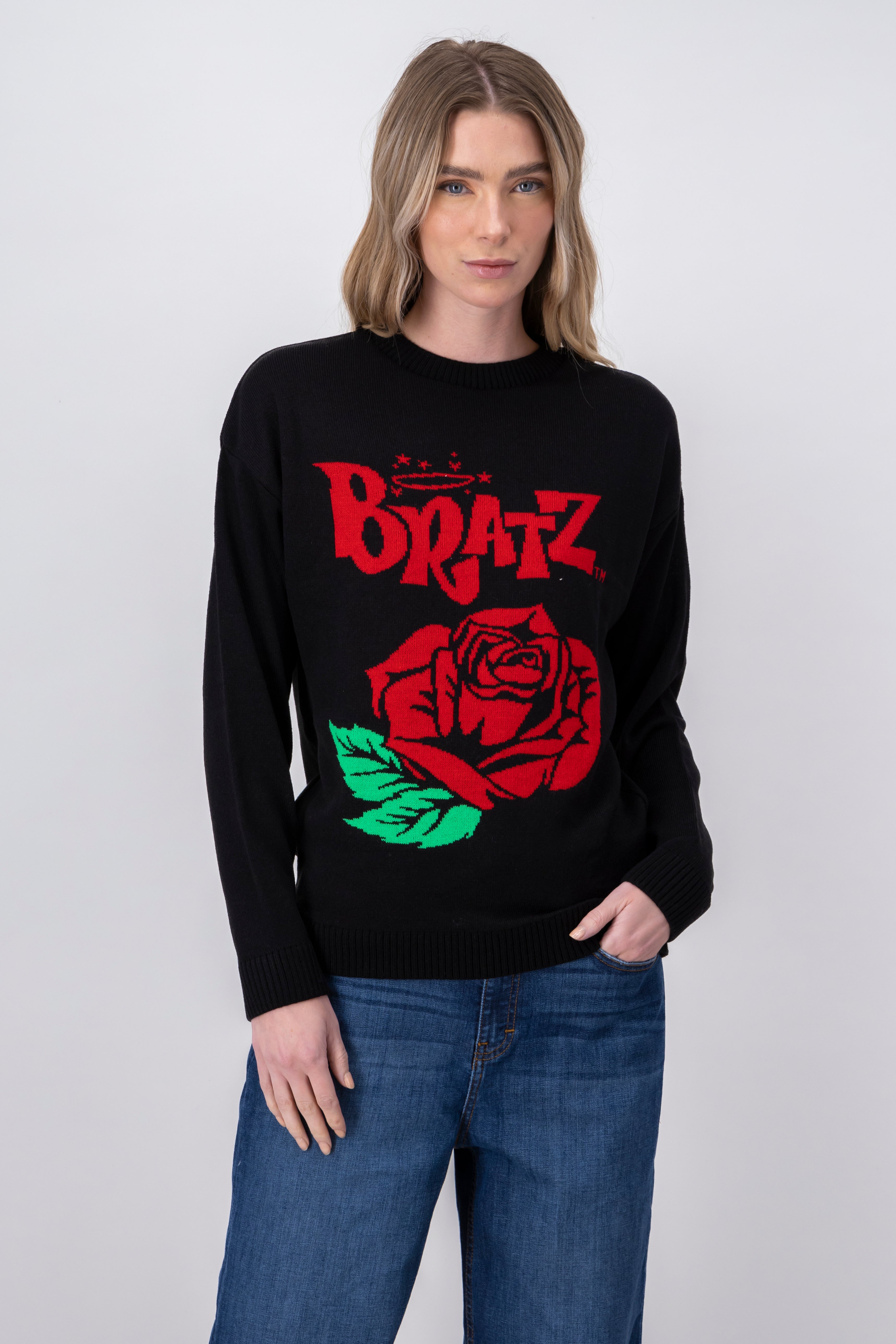 Bratz Nueter with a long sleeve rose Black Combo