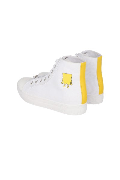 Tenis Botín Canvas Bob Esponja BLANCO