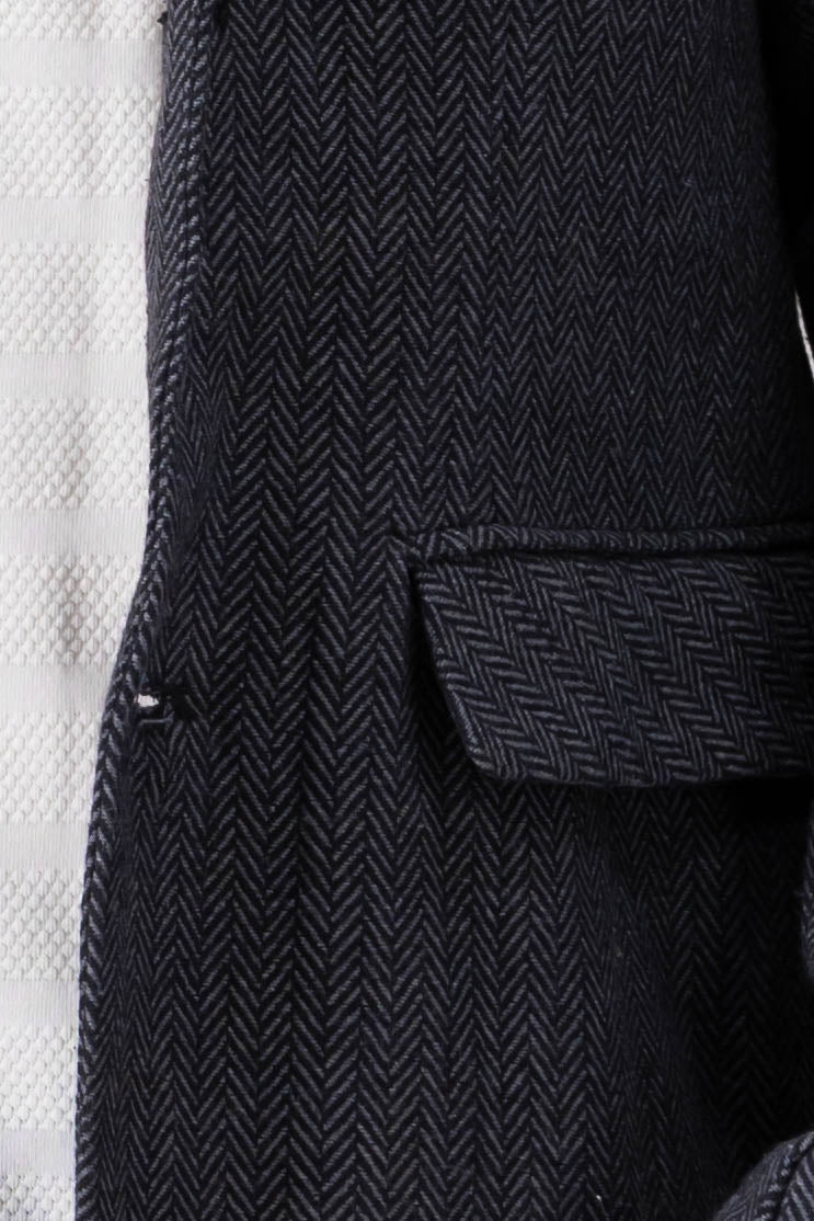 Blazer Detail Texture Black Combo