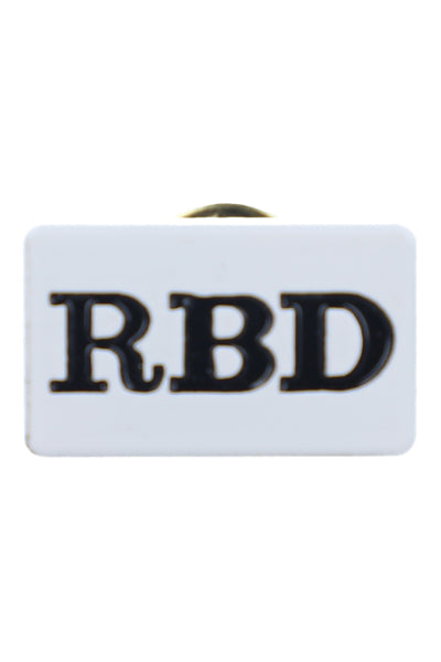 Pin rectangular RBD BLANCO