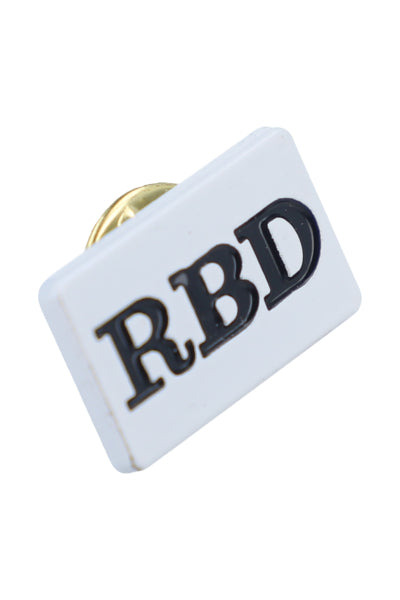 Pin rectangular RBD BLANCO