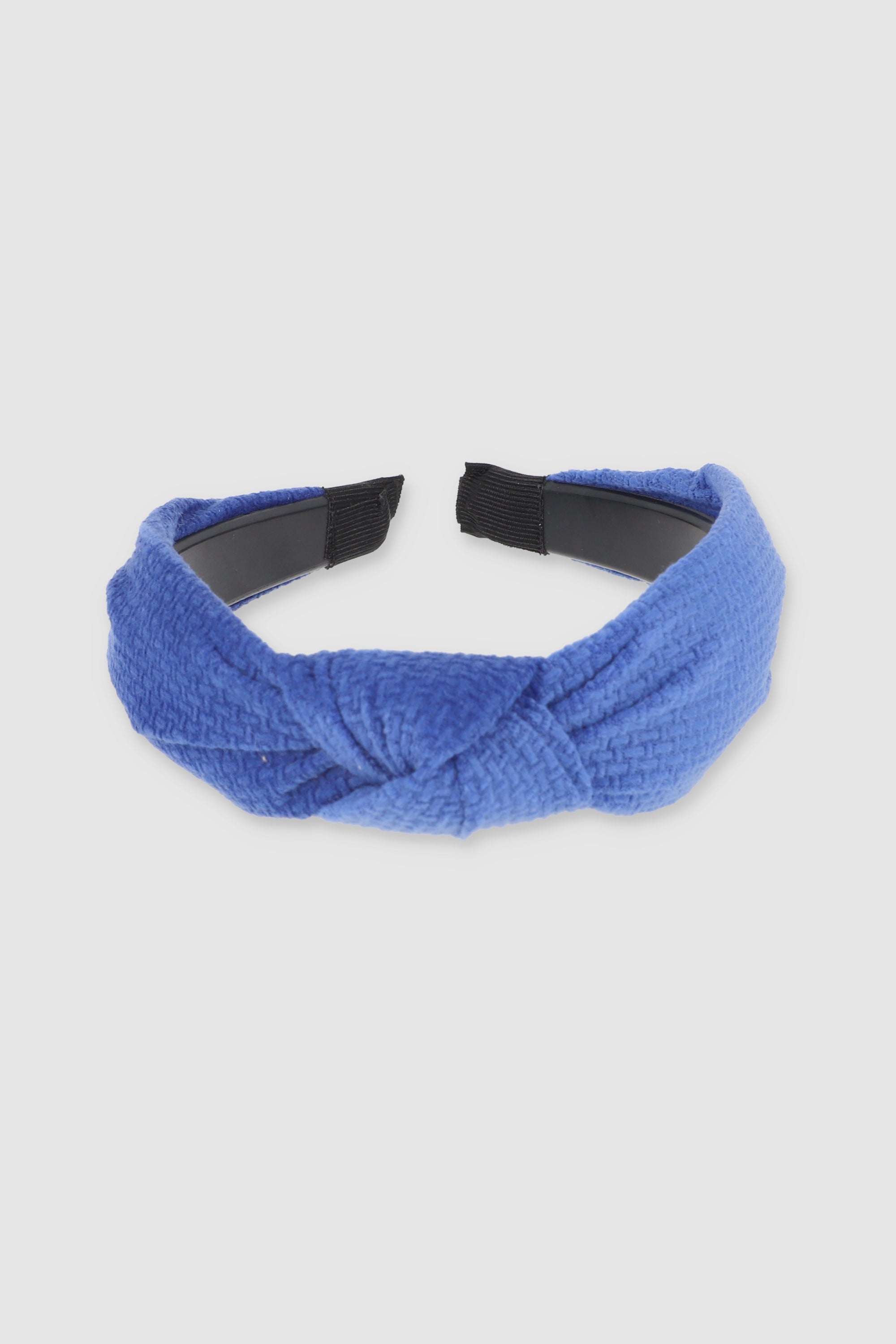 Diadema nudo suede AZUL