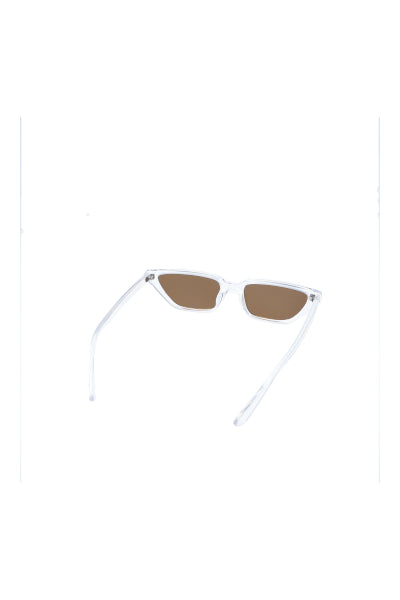 Lentes transparentes rectangulares cateye TRANSPARENTE