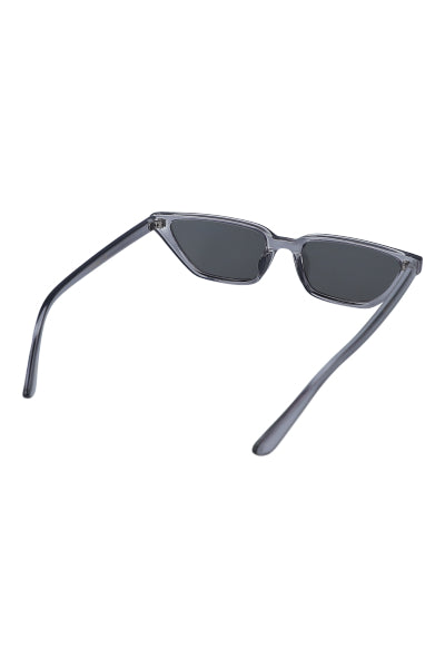 Lentes transparentes rectangulares cateye GRIS