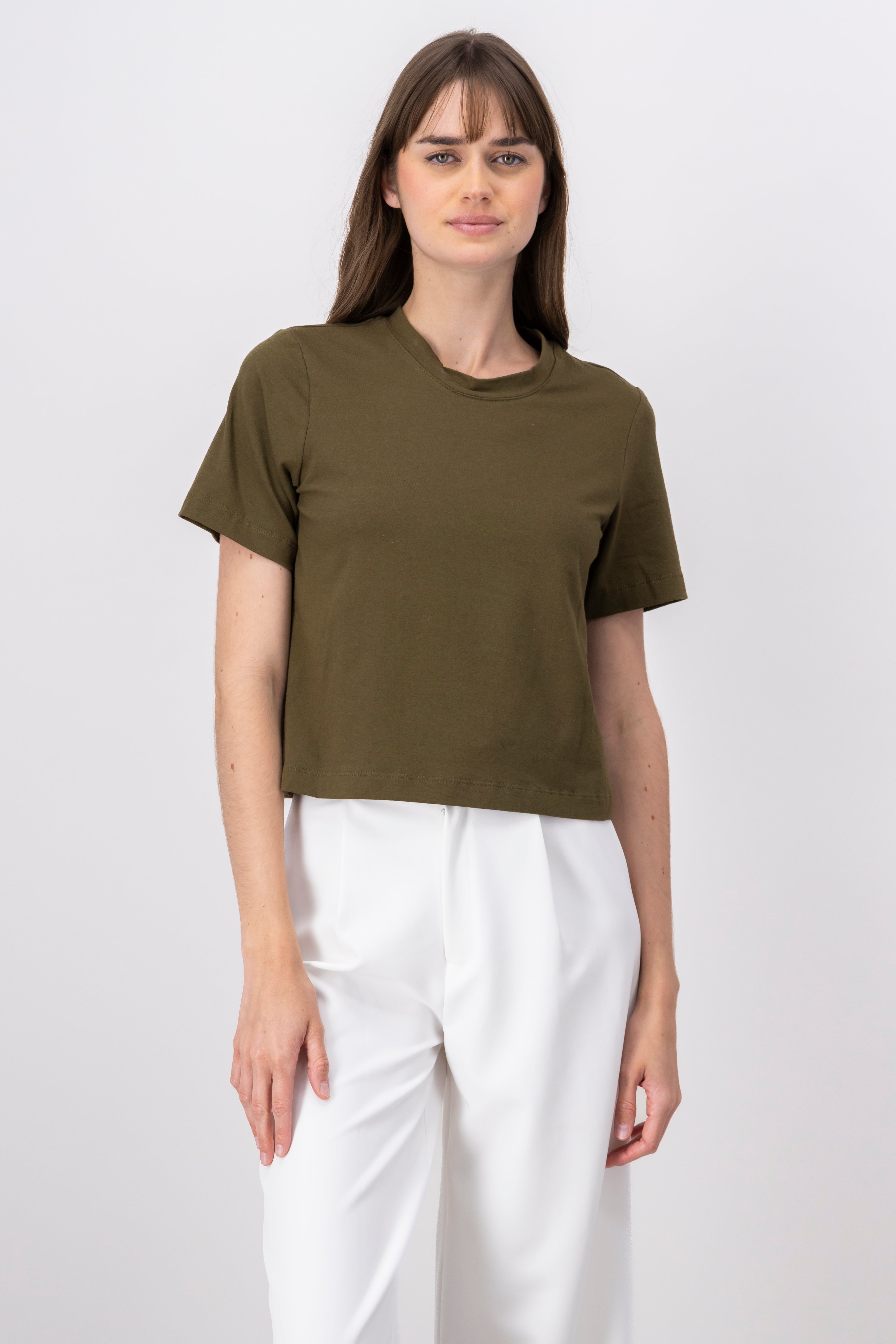 Lisa Short Sleeve Short Shore T -shirt OLIVE