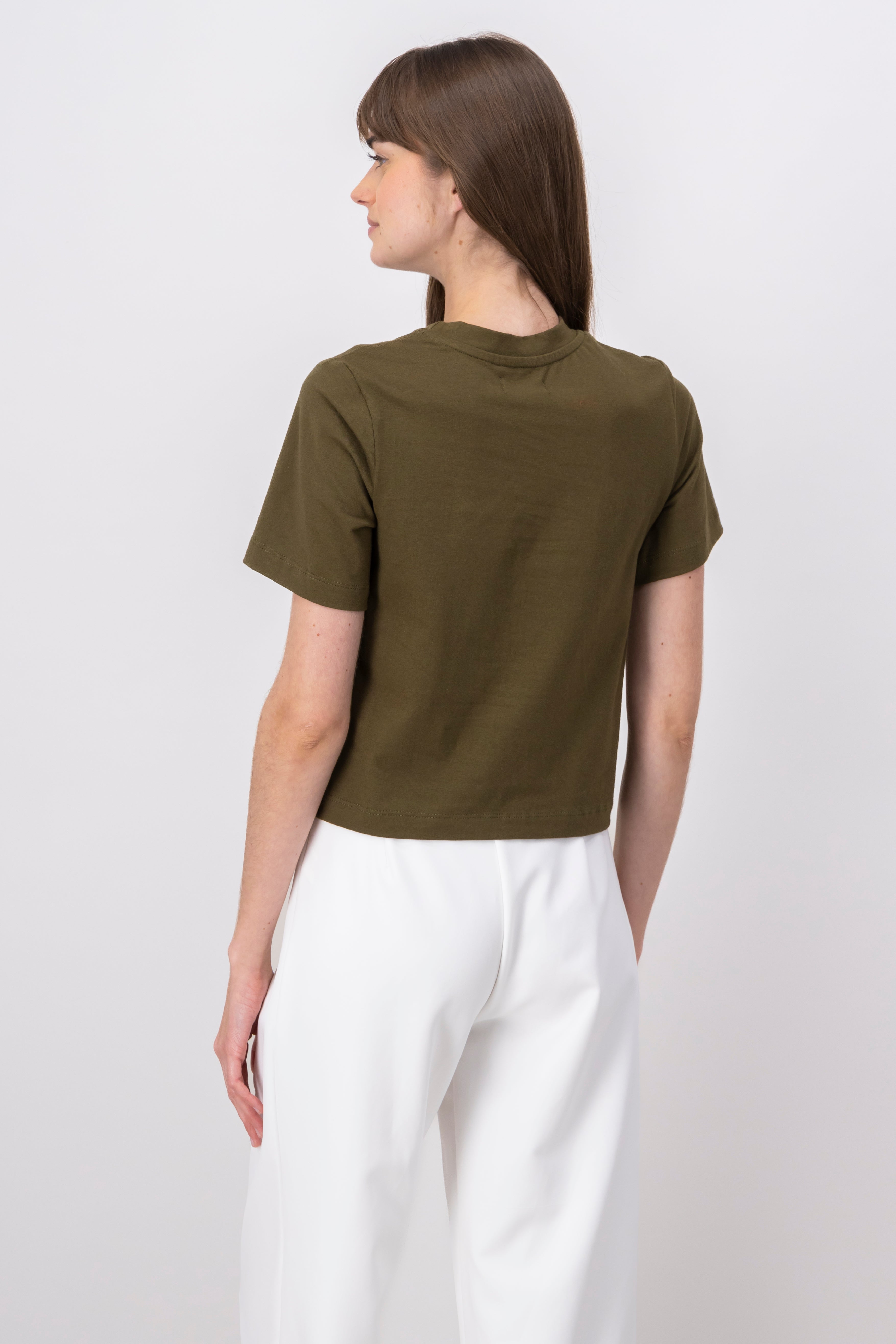 Lisa Short Sleeve Short Shore T -shirt OLIVE