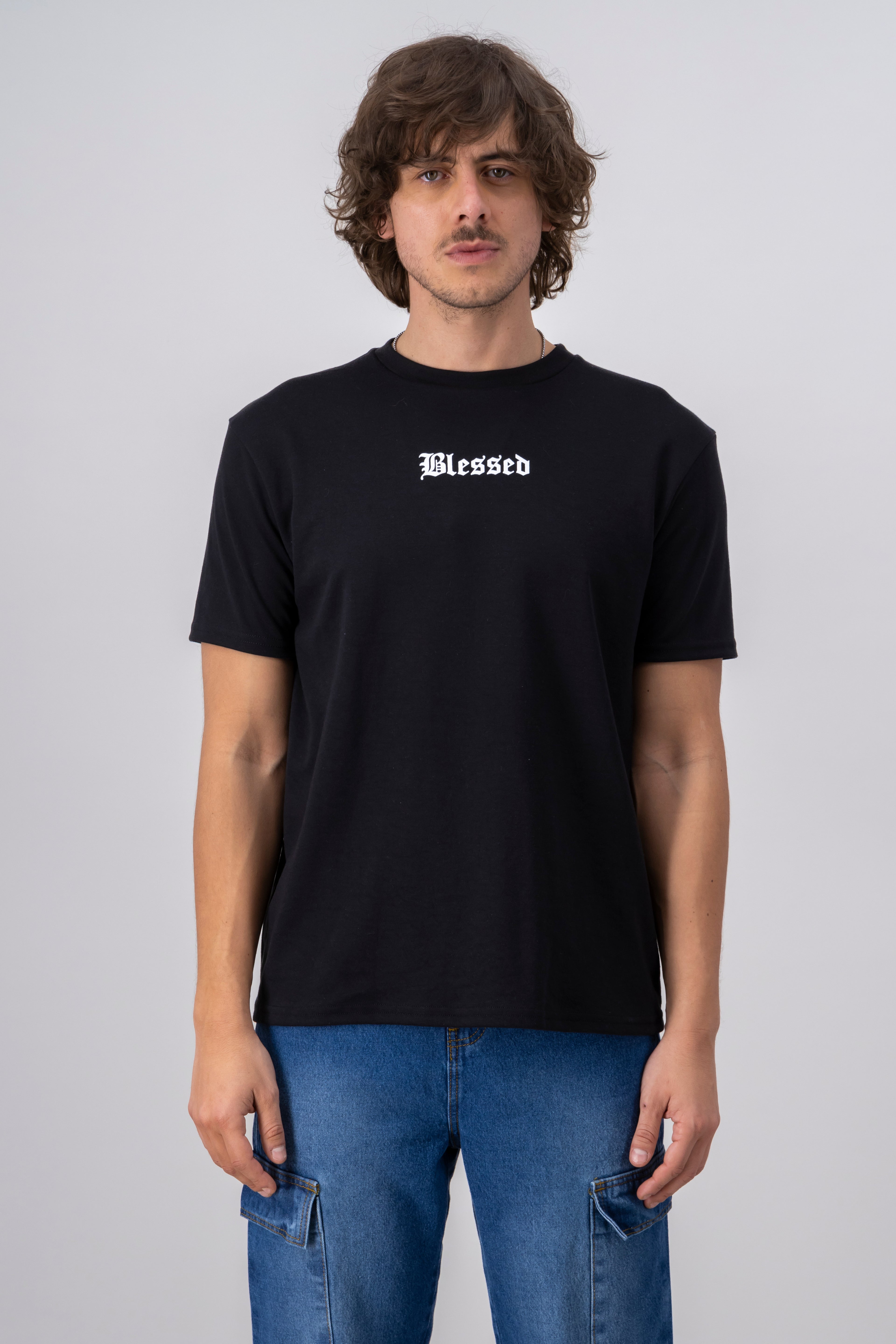 Oversized Blessed shirt BLACK