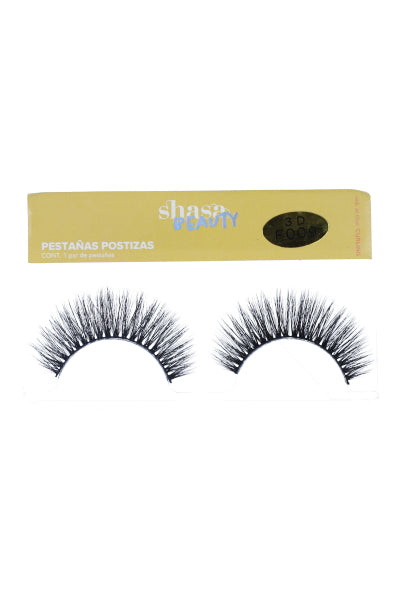 Grouped false eyelashes BLACK