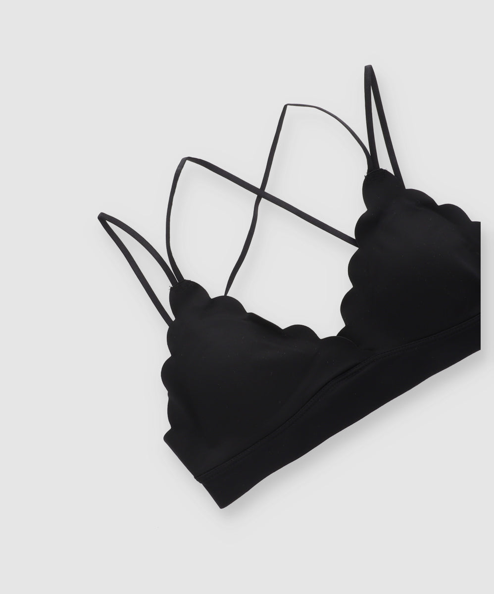 Bralette Seamless Ondas NEGRO