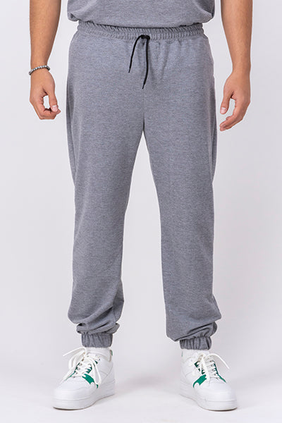 Smooth pajamas pants Light gray