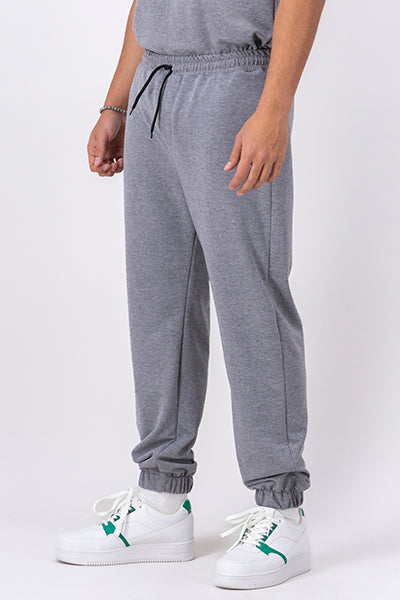 Smooth pajamas pants Light gray