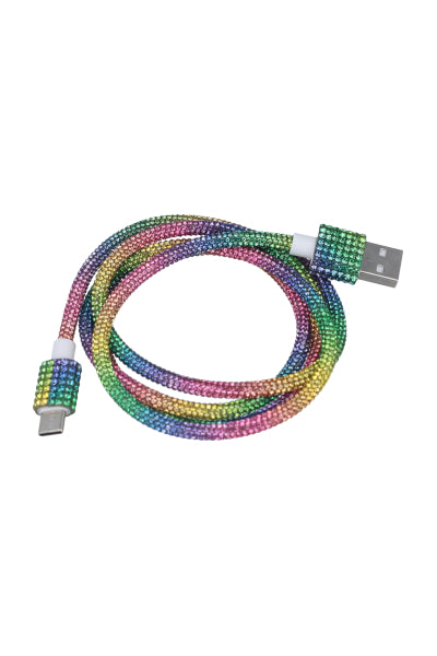 Type C charger cable MULTICOLORED