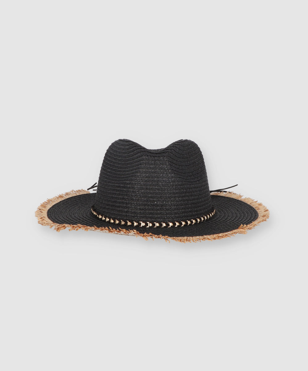 Sombrero Panamá Deshilado Correa NEGRO