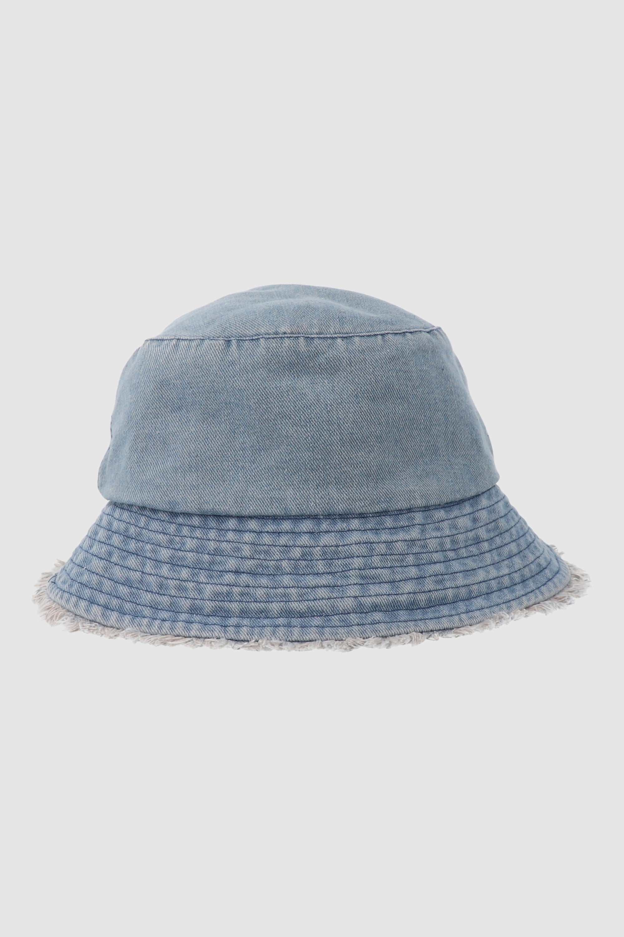 Bucket Hat Denim Destrucciones LIGHT WASH