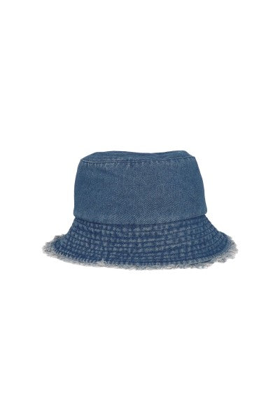 Bucket Hat Denim Destrucciones MEDIUM WASH