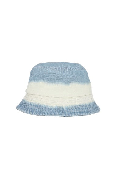 Bucket hat denim deslavado BLANCO