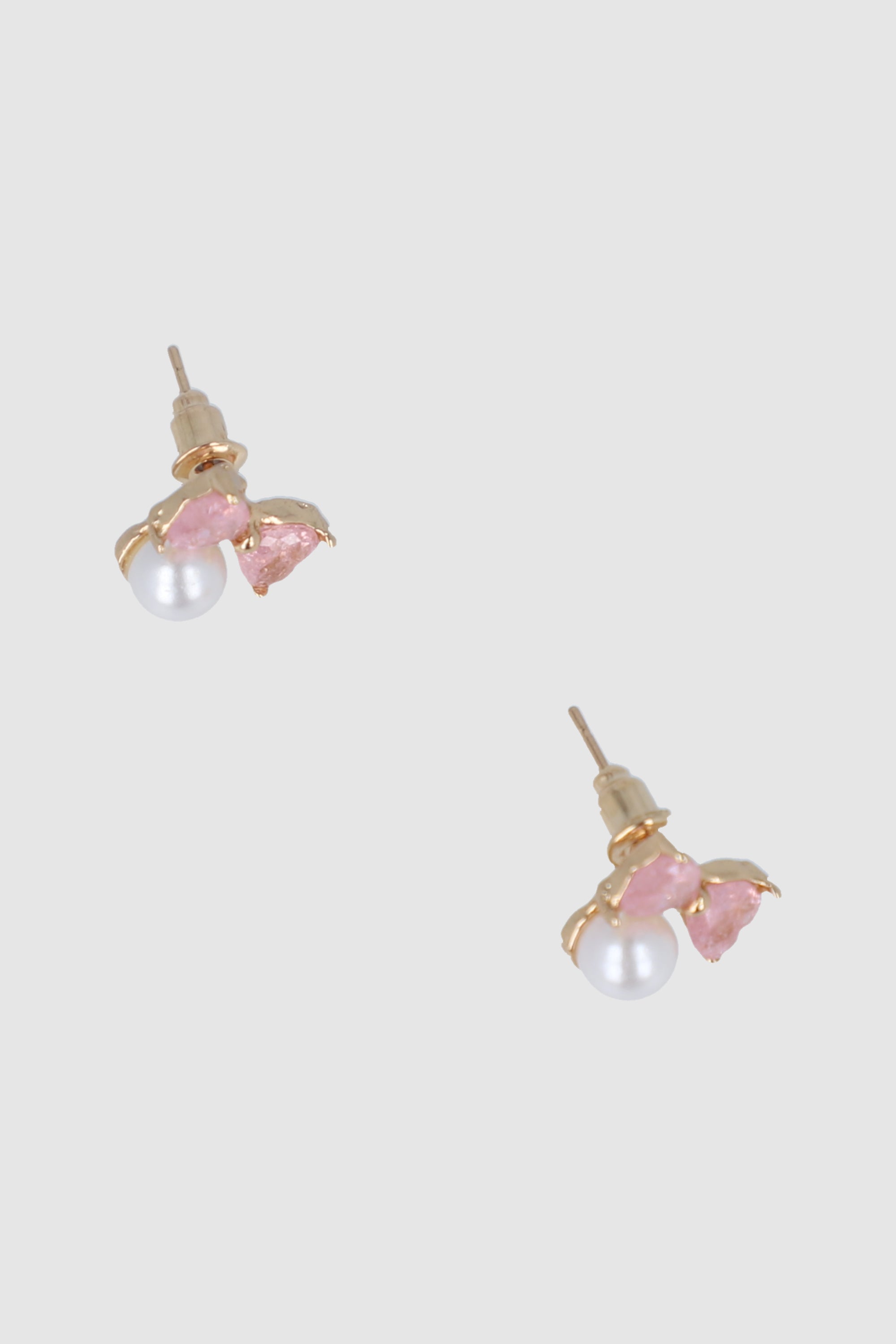 Pearl bush earrings PINK