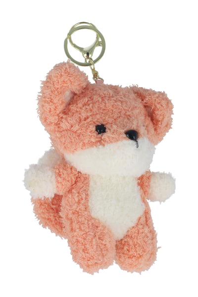 Llavero Peluche Zorrito NARANJA