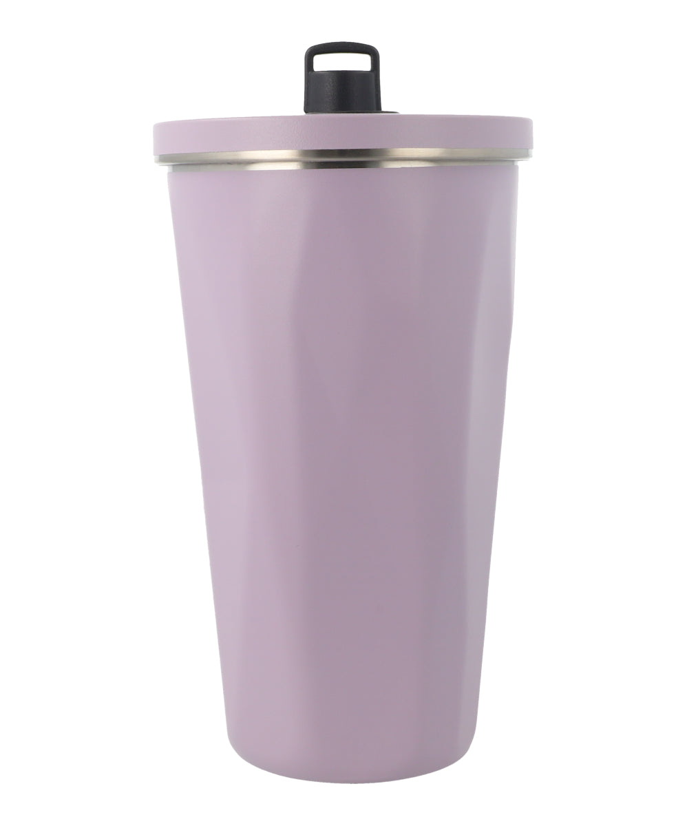 Termo Con Asa De Silicon 600Ml MORADO