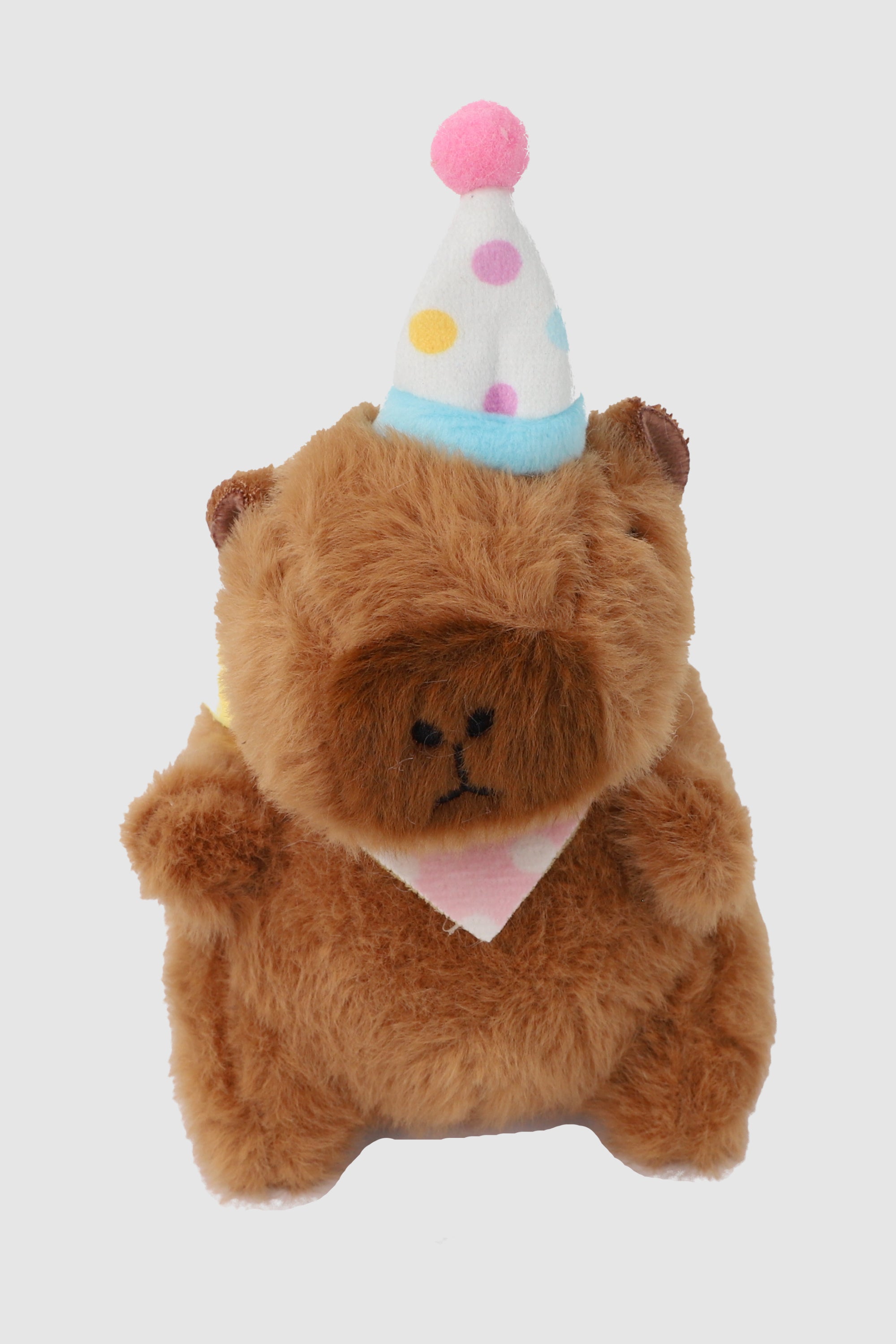 Llavero De Peluche De Capibara AMARILLO PASTEL