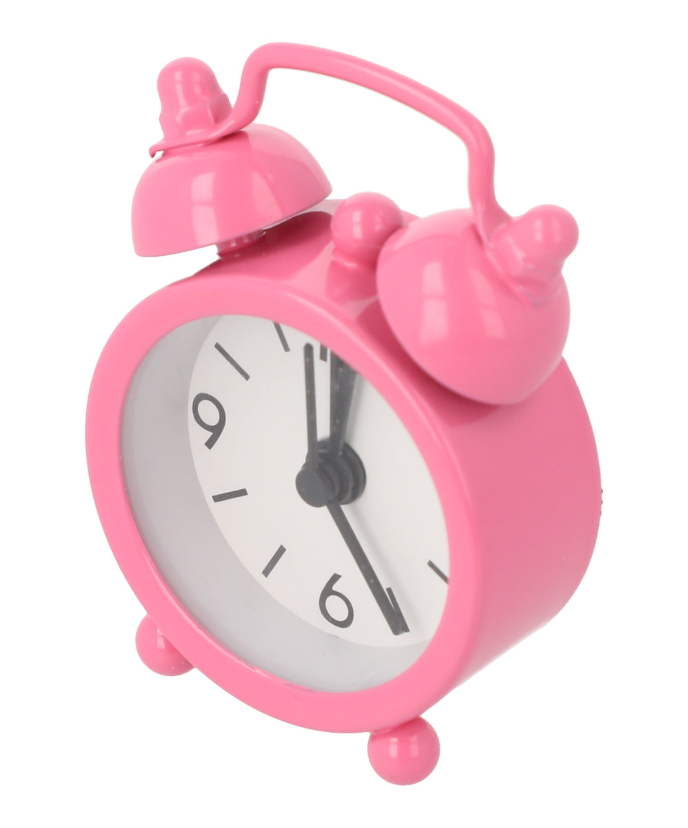 Mini Reloj Alarma Color ROSA