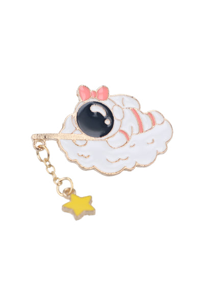 Pin Astronauta Estrella Colgante MULTICOLOR
