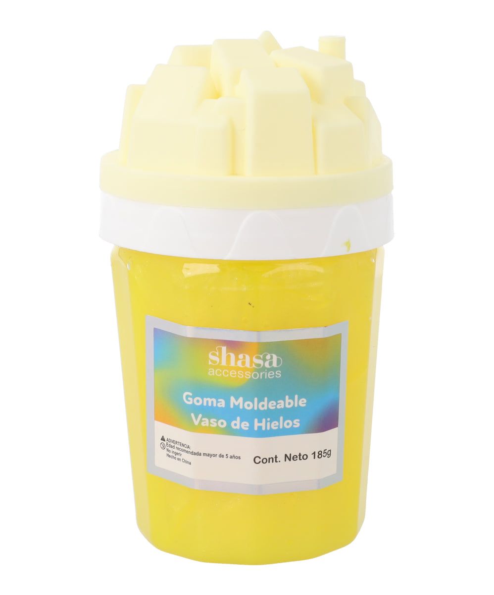 Slime Vaso Hielos AMARILLO