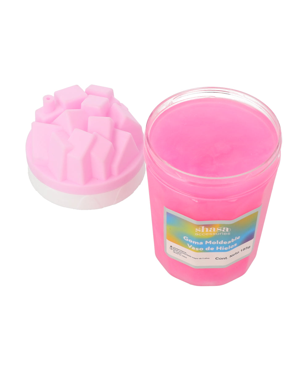 Slime Vaso Hielos ROSA