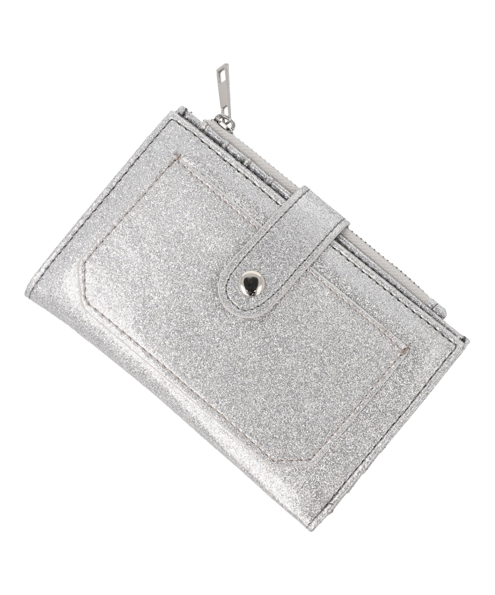 Cartera Pequeña Glitter PLATA