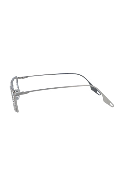 Rectangular lenses rhinestones TRANSPARENT