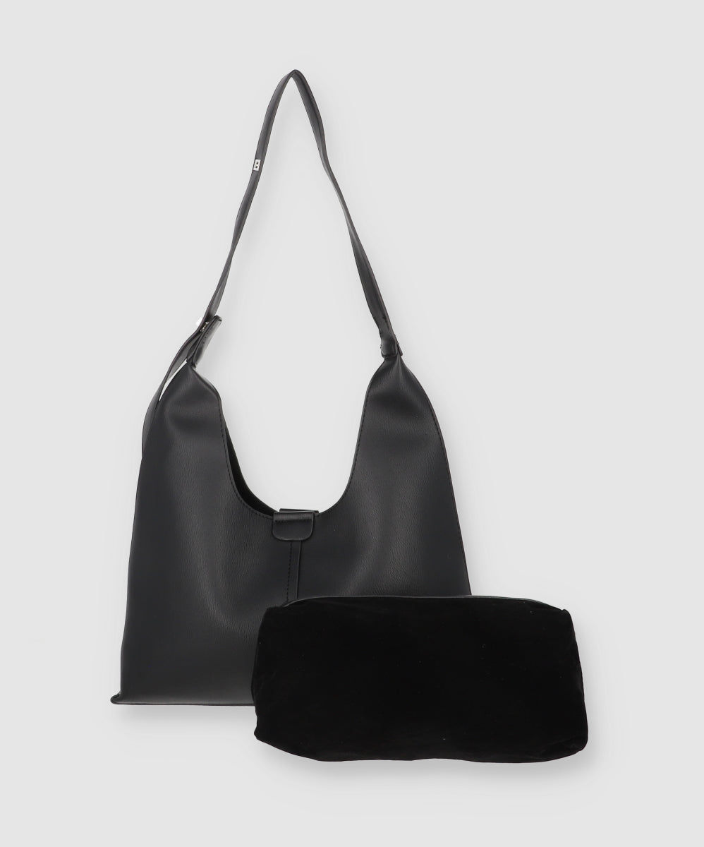 Bolsa Hombro Grande Hobo NEGRO