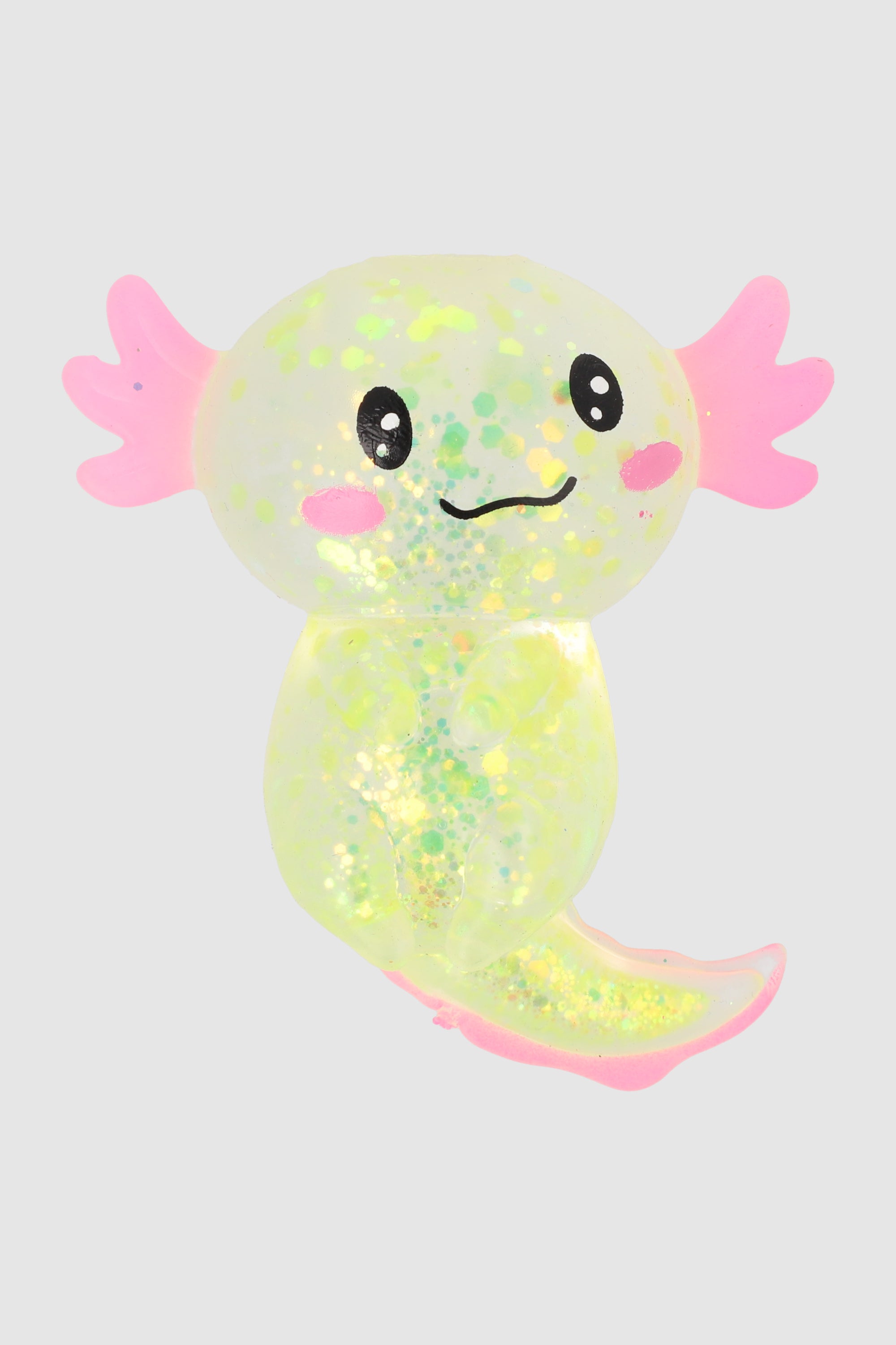 Squishy Ajolote Glitter YELLOW